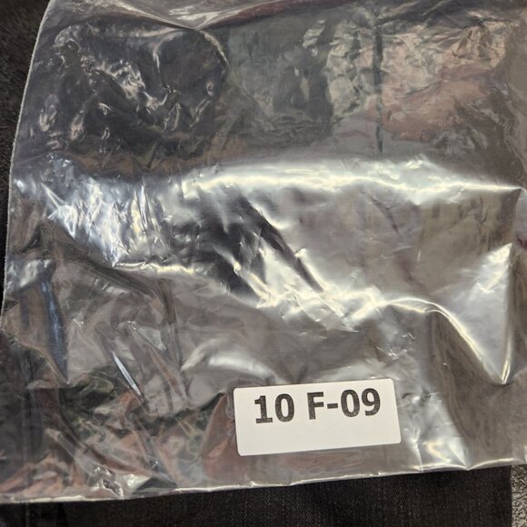 Mother Jeans Womens 32 Black Stunner Zip Ankle Step Fray High Rise Stretch Denim - Picture 14 of 14